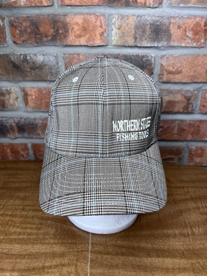 #ad Northern States Fishing Tools Embroidered Logo Plaid Packers Plugs Large XL Hat $24.99