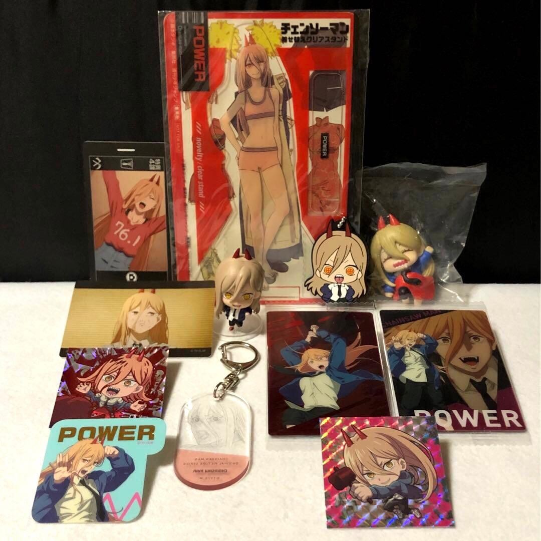 Chainsaw Man Power Set Coleccionable Raro Personaje Artículos Anime Japón Usado