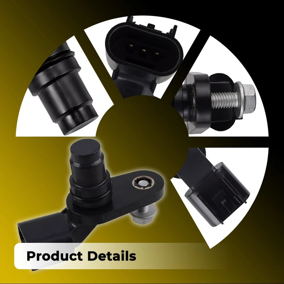 2x Árbol de levas + 1x Sensor de posición del cigüeñal para Chevy Equinox Buick GMC Pontiac Foto 4 de 4