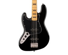 Used Squier Classic Vibe '70s Jazz Bass Left-Handed - Black w/ Maple FB