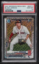 2021 Bowman Chrome Prospects Mega Box Mojo Refractor Blaze Jordan PSA 10 0vg0