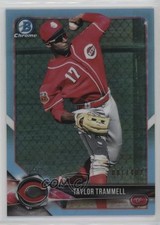 2018 Bowman Draft Chrome Sky Blue Refractor 1/402 Taylor Trammell #BDC-22 g2u
