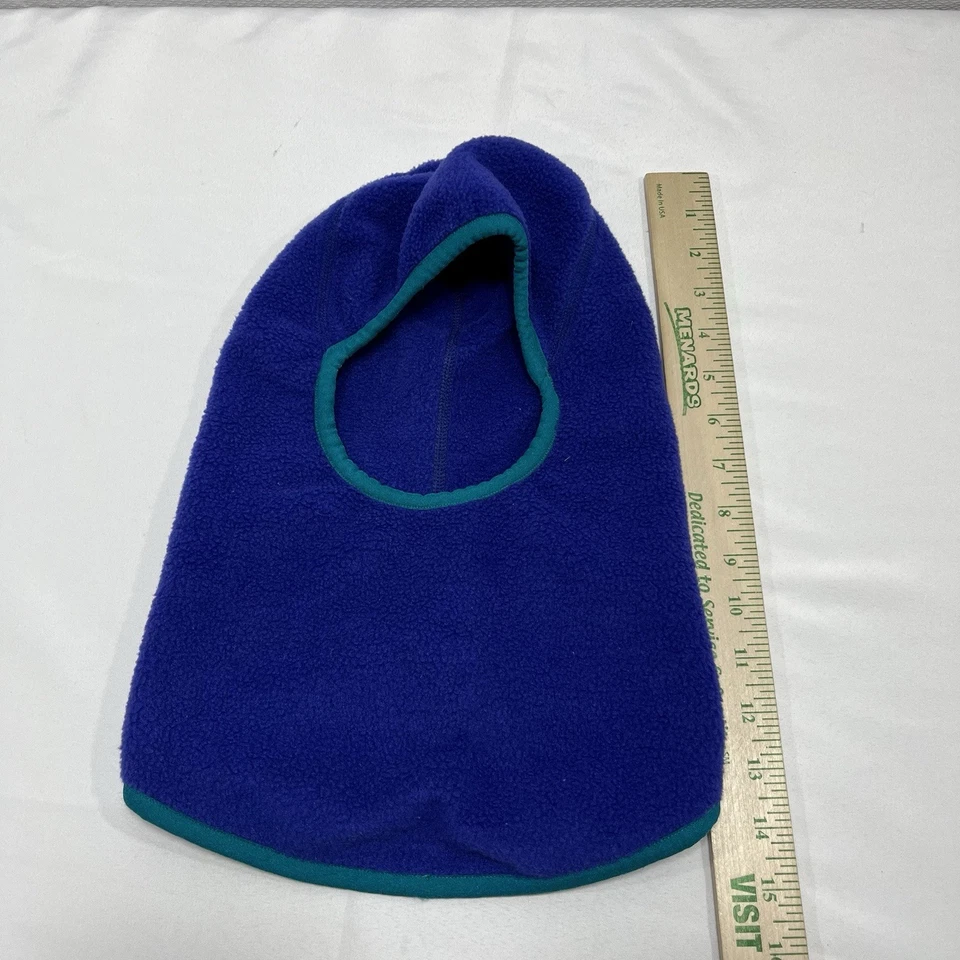 Máscara de esquí vintage Patagonia Synchilla gorro de pasamontañas azul polar hecho en EE. UU. Foto 2 de 4