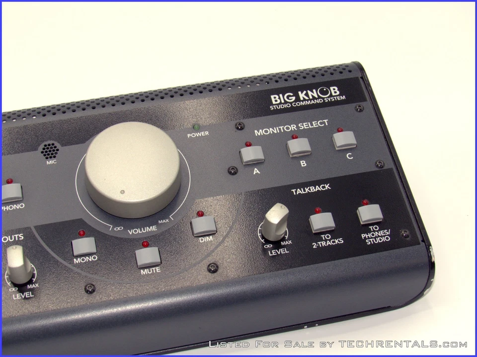 MACKIE BIG KNOB STUDIO COMMAND SYSTEM DESKTOP AUDIO CONTROL CENTER FULLY WORKS!! - Image 4 of 4