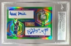 Allen Iverson Patrick Ewing 2022 Leaf Vivid Auto Proof Green Prismatic 1/1