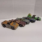 Vtg Lot Of Five  Hot Wheels Bubble Gunner Baja Bruiser Three Hot Bird