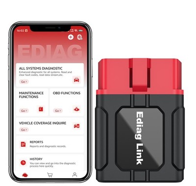 KINGBOLEN EDIAG LINK OBD2 Diagnosegerät Alle System Auto Scanner 10 Reset für VW