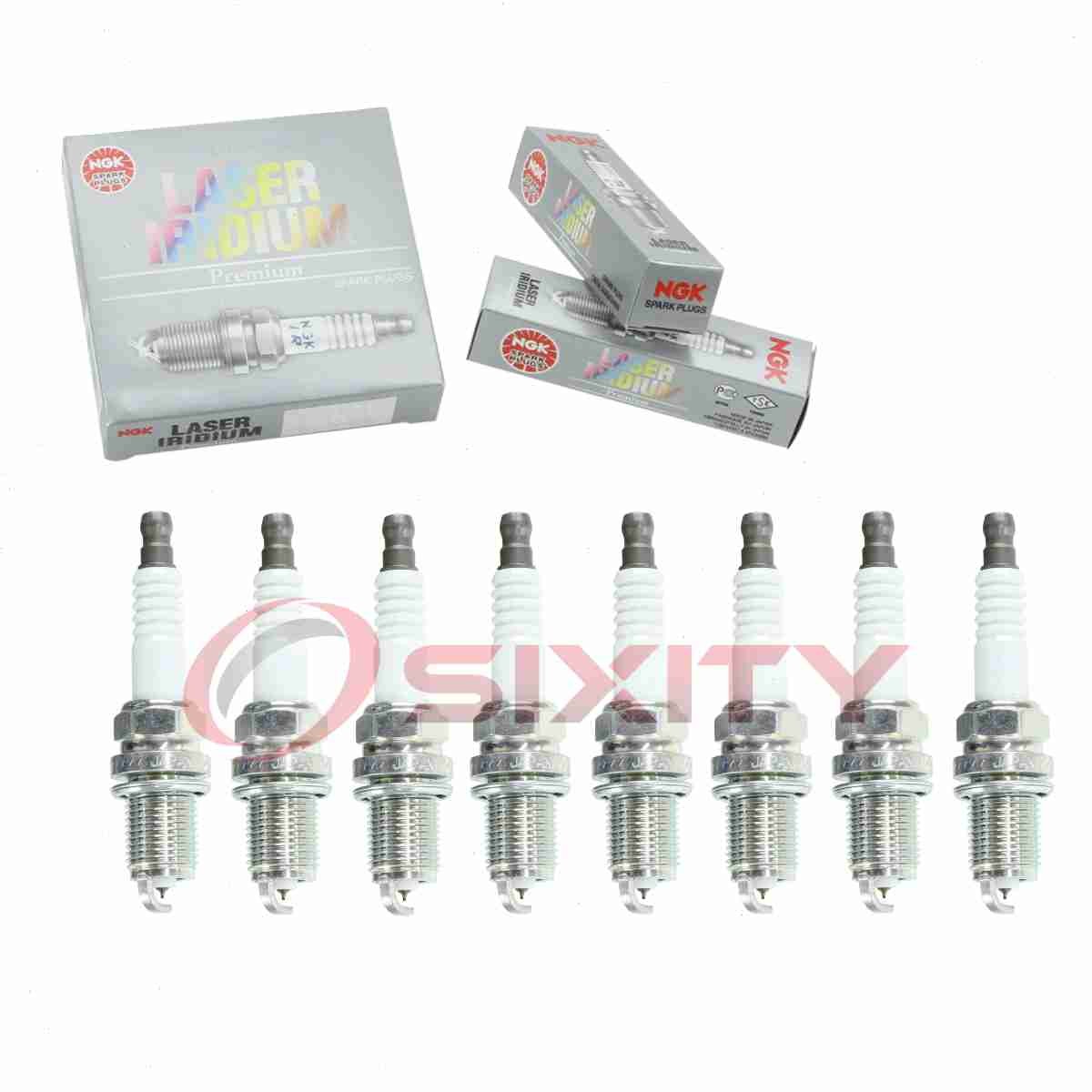 8 pc NGK Laser Iridium Spark Plugs for 1998 Mercedes-Benz SL500 5.0L V8 fb