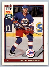 1991-92 Topps Bryan Marchment Rookie Winnipeg Jets RC #116