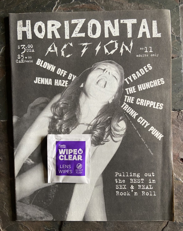 HORIZONTAL ACTION #11 2003 Garage PUNK Fanzine Tyrades CRIPPLES Hunches