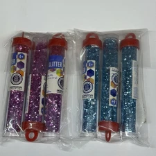 Horizon Group Usa Glitter 2 Pack ( 1 Blue- 1pink) New Sealed