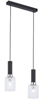 Lange HäNgelampe Metall Glas Verstellbar L:44Cm Pendelleuchte Esstisch Muirne
