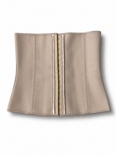 Waist Trainer for Women Beige Shapewear Corset Tummy Control Boned Size S