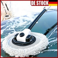 Autowaschbürste mit Teleskopstiel Autowaschmopp Auto Reinigungsbürste für KFZ