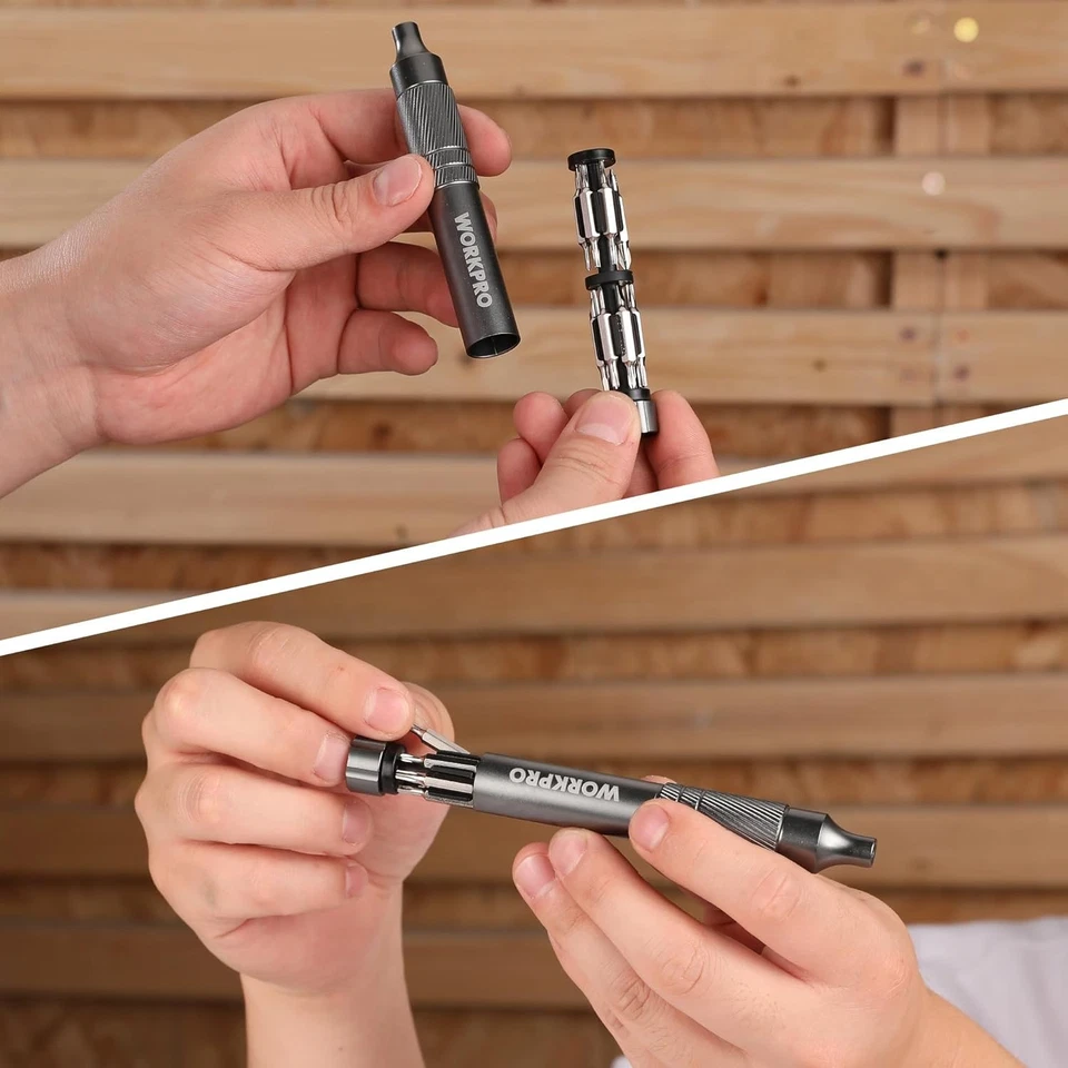 WORKPRO 24-in-1 Mini Precision Screwdriver Sets Magnetic S2 Steel Multi Bit Sets - Image 2 of 4