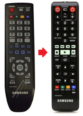 Originale Samsung Fernbedienung AK59-00113A für BD-D5300 | BD-D5300/EN |
