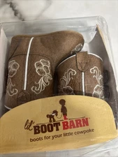 Lil Boot Barn ~ Kids' Cowpoke  Size   1. ,,6 Weeks~ To 3 Months  Soft New In Box