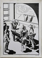 Milo MANARA tavola originale di JOLANDA de Almaviva 26-79 full-page