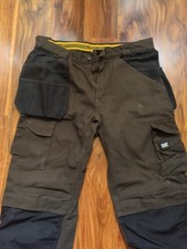 Caterpillar Work Pants Men's CAT Trademark Holster CARGO Tool Pockets Pant C172