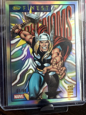 Topps Finest 2026 Marvel Thor TF-087 Serial Numbered Trading Card /96