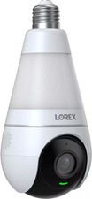 Lorex - 2K Wi-Fi Smart Lightbulb Camera - Whi...