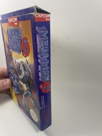 Nintendo Mega Man 3 (NES, 1990) - Styrofoam + GAME + Box Tested Works