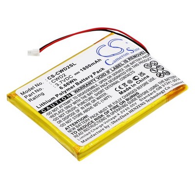 Battery for Cowon D2 2GB 4GB 8GB Plus 16gb CW03MAD2 MP3 Media Player 1800mAh
