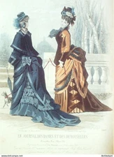J.Dames & Demoiselles 1868 Fashion Engraving # 1188 (Old Fashion Plate)