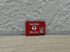 SanDisk 128GB Nintendo Switch Micro SD Memory Card - Toad / Mushroom SHIPS FAST