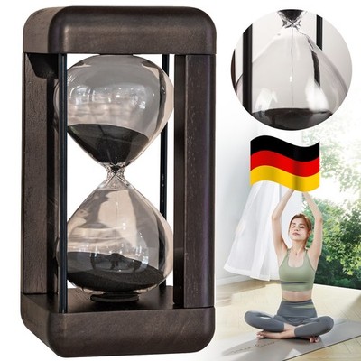 60 Minuten Sand Timer Sanduhr Holz, 60 Minuten Dauer Timer Weihnachtsgeschenk