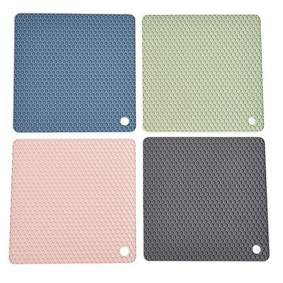 Quadratischer Tischaufsteller Silikonmatte WärmeisolierendPads 18*18cm Langlebig