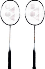 YONEX ZR 100 Light Aluminum Blend Badminton Racquet with Full Cover, Set of 2