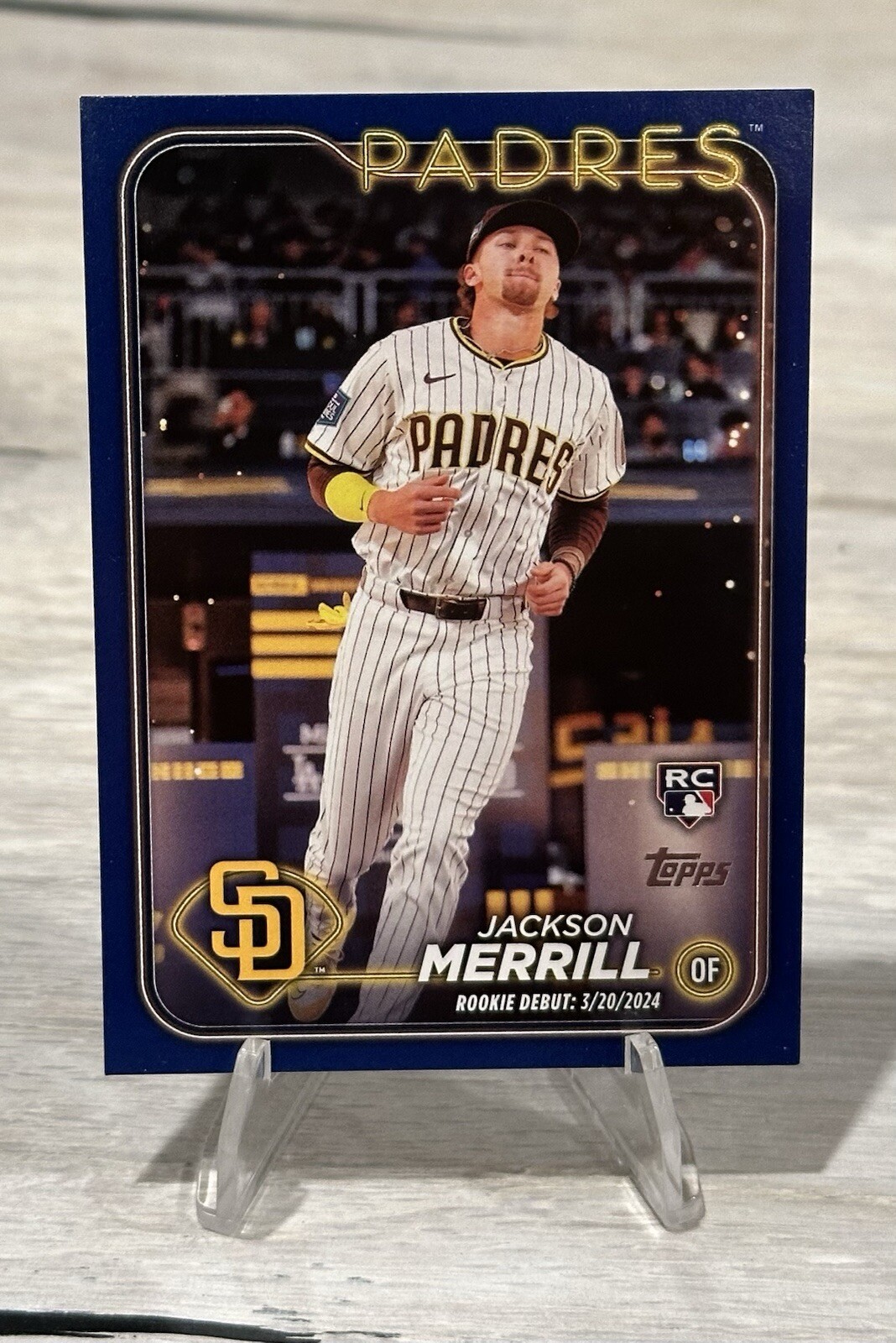 2024 Topps Update Series - Rookie Debut Royal Blue #US169 Jackson Merrill (RC)