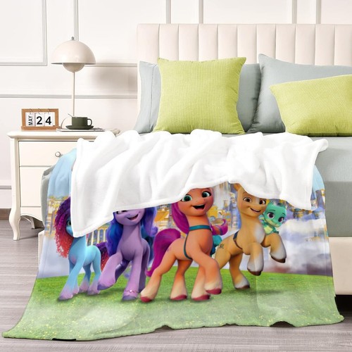 My Little Pony Flanelldecke weich Schlafsofa Überwurf Geburtstag Geschenk - Bild 9 von 14