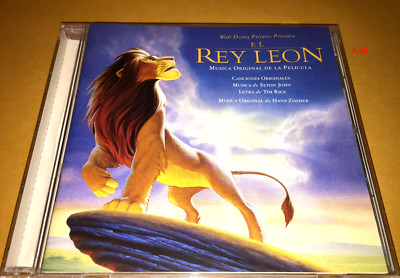 El Rey Leon The Lion King CD spanish release soundtrack Hans Zimmer Elton John