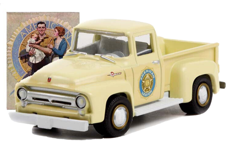 GreenLight 1:64 Ford A.S.S NEU F 100 1956 Norman Rockwell Modellauto Diecast
