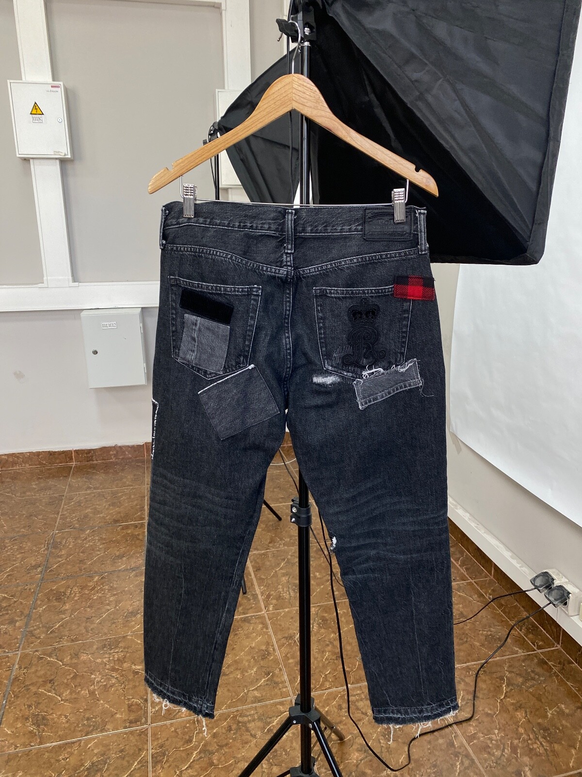 Polo Ralph Lauren Patchwork Distressed Avery Boyf… - image 2