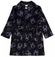 Boys Marvel Avengers Black Panther King Wakanda Fleece Robe Sleepwear Size 4 New