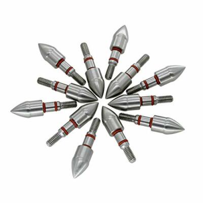 Field Point 100grain Black Screw-in Archery Bullet Points 5//16 and 11//32 for Arrow Field Target Practice Shooting