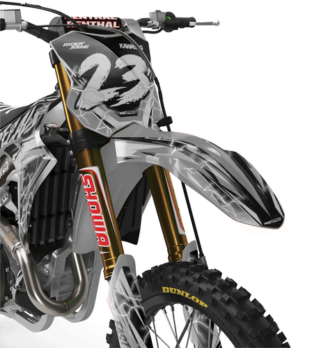 Fits Kawasaki KX450F (2024-2025) and KX250F (2025) graphic kit decals kxf kx - Picture 3 of 6