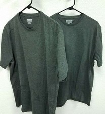 Essentials Men's 2PK Slim-Fit Short-Sleeve Crewneck T-Shirt,Charcoal Heather,XL