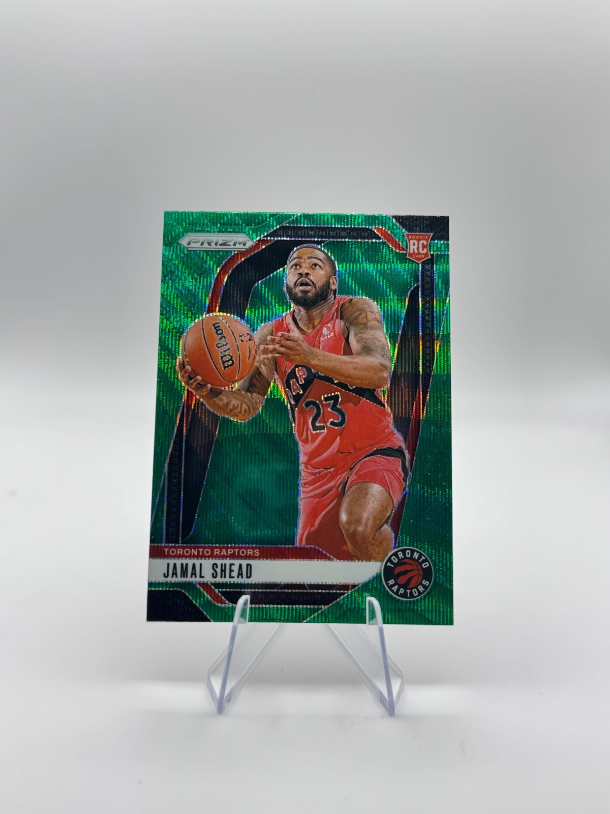 2024-25 Panini Prizm Jamal Shead RC Green Wave Prizm #241