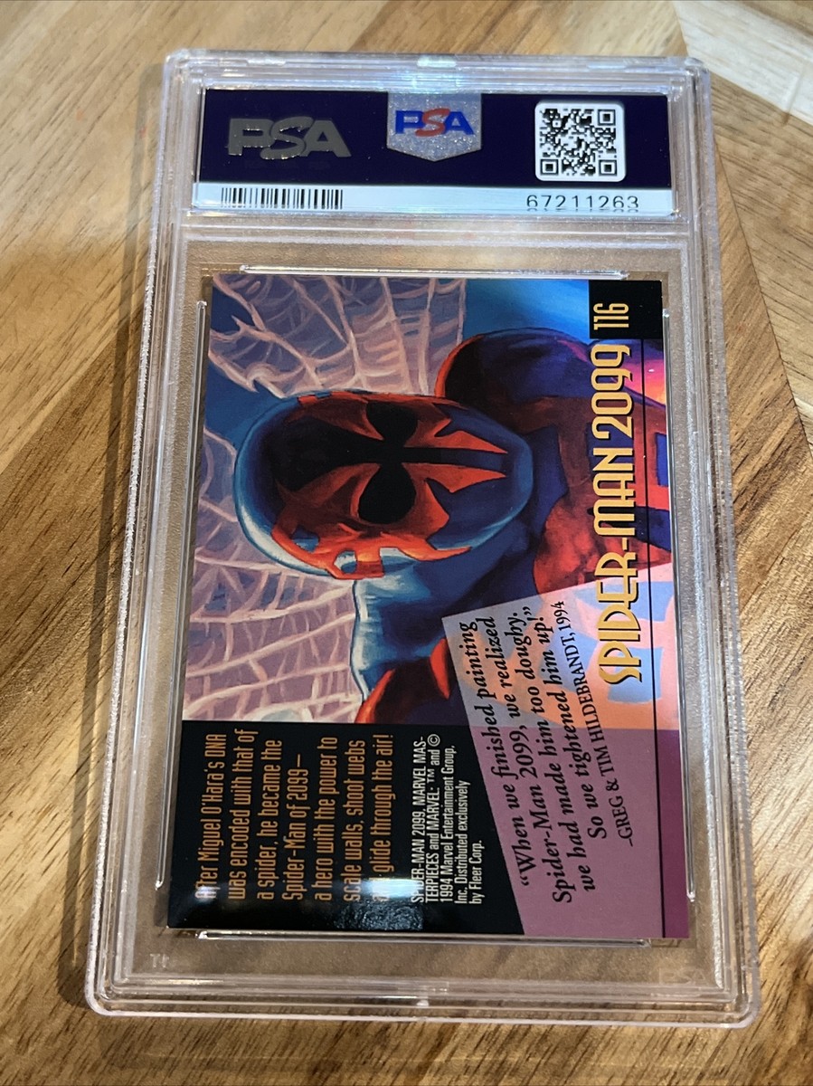1994 Fleer Marvel Masterpieces #116 SpiderMan 2099 Gold Foil