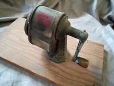 Apsco Giant Metal Automatic Pencil Sharpener 6 Hole Made In USA Vintage