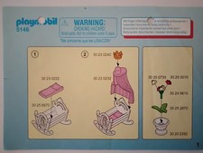 Playmobil Instrukcja budowy 5146 Zamek Sypialnia, A6, 4 strony