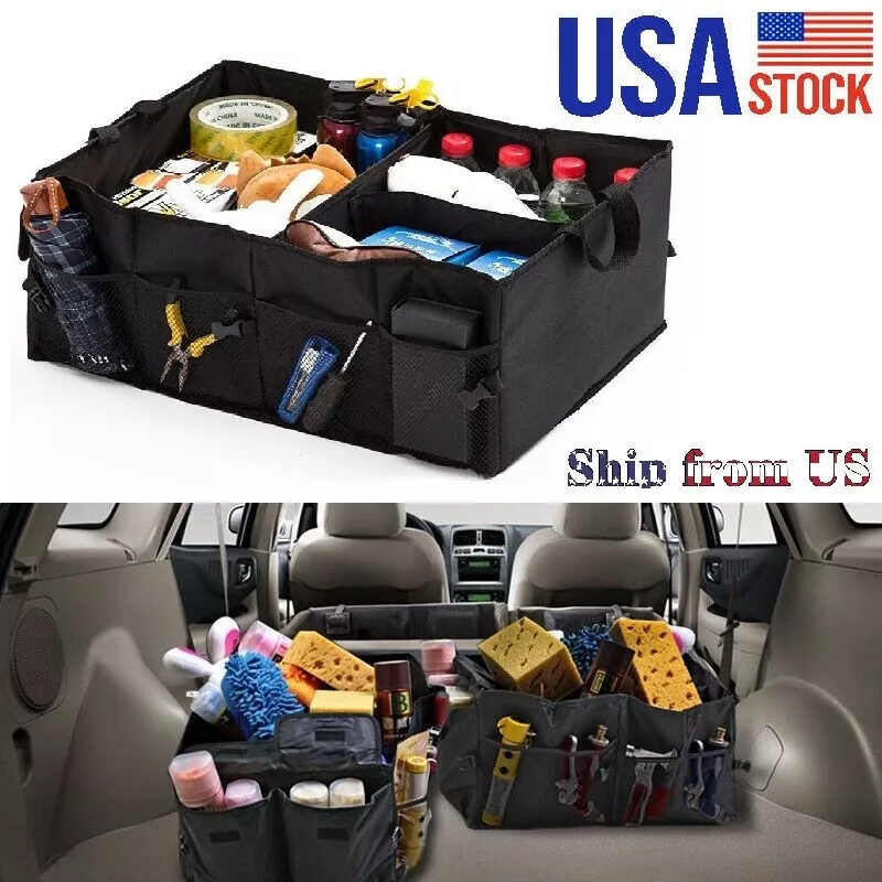 Trunk Cargo Organizer Folding Collapsible Caddy Storage Bag Bin