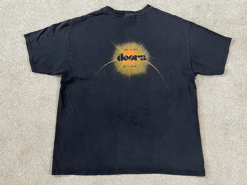 Vintage The Doors Shirt Mens XL Black 1997 90s Concert Band Winterland Rock USA - Picture 3 of 10