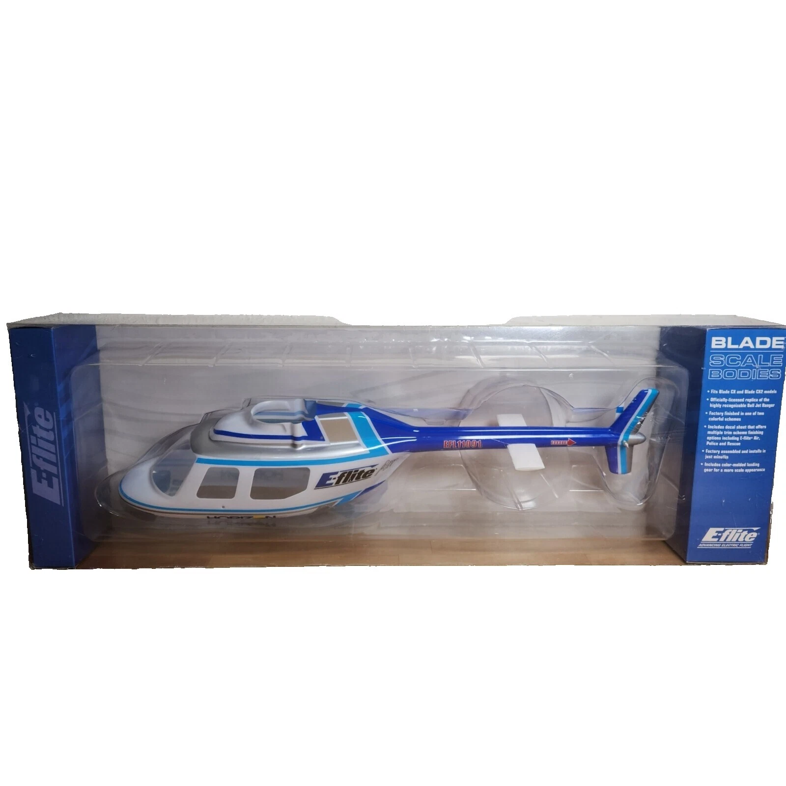 E-Flite Helicóptero RC partes del cuerpo e interior