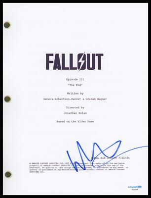 Walton Goggins ''Fallout'' AUTOGRAPH Signed 'The End' Pilot Episode Script C ACOA