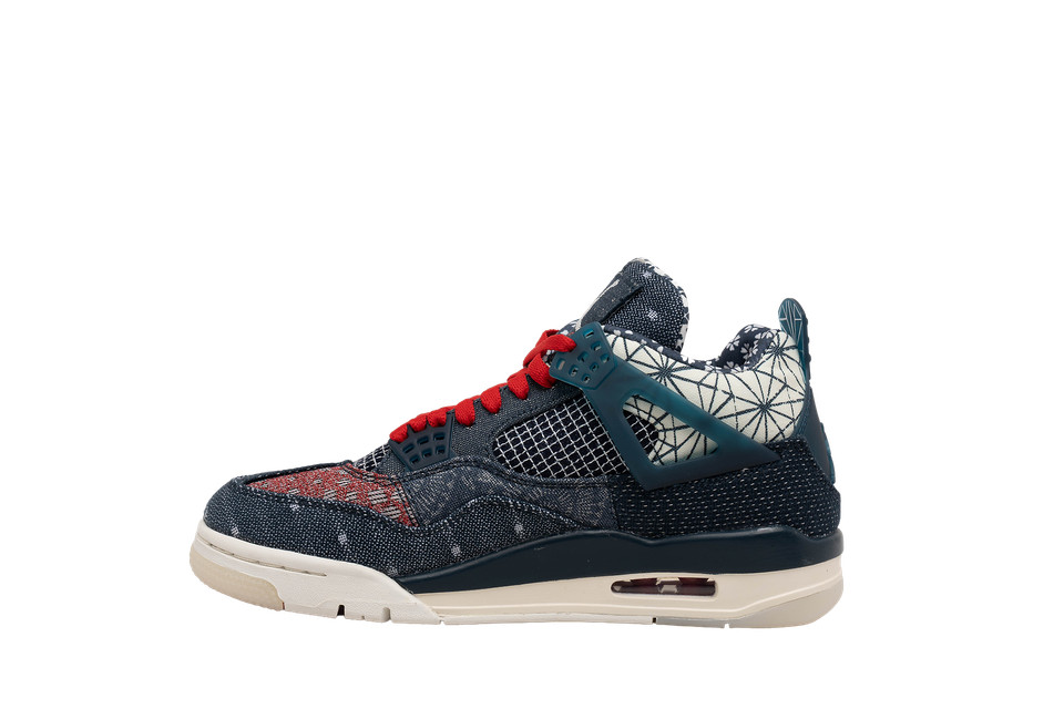 エアジョーダン4　刺し子US6 24cm 人気話題刺し子！Nike Air Jordan 4 Retro 